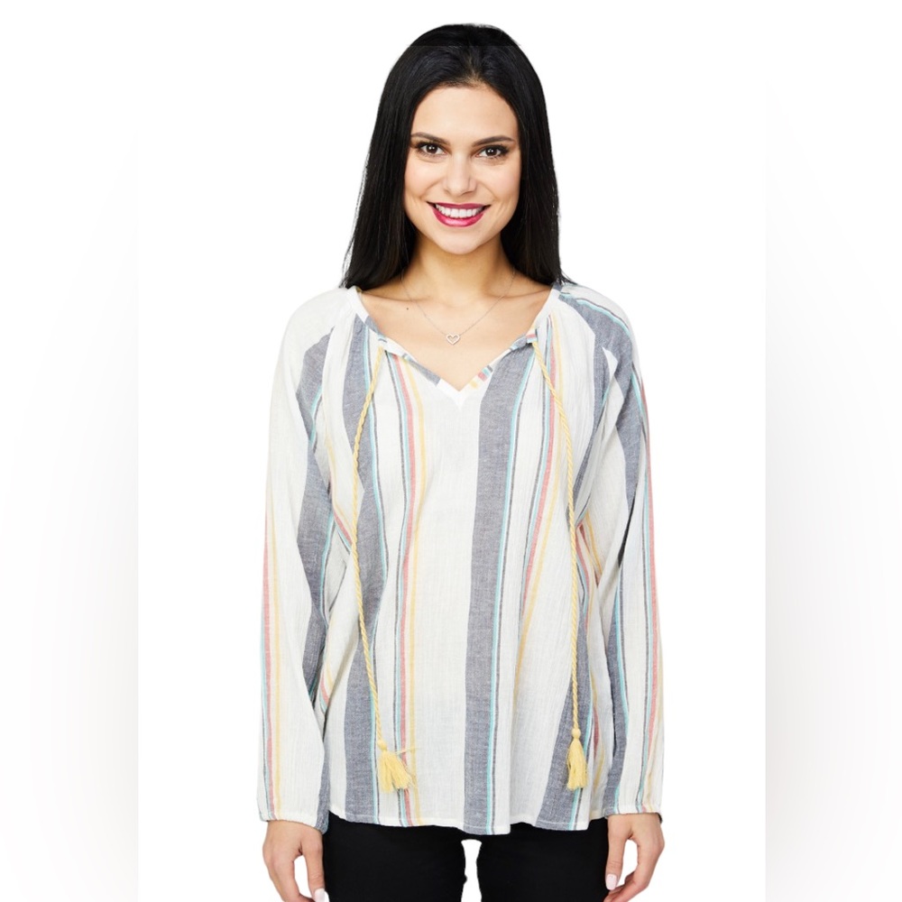 RD and Koko 100% Cotton Striped top. Size M‎